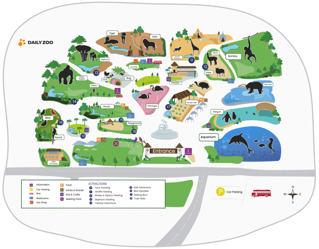 Animals Dailyzoo Zoo (Elementor)